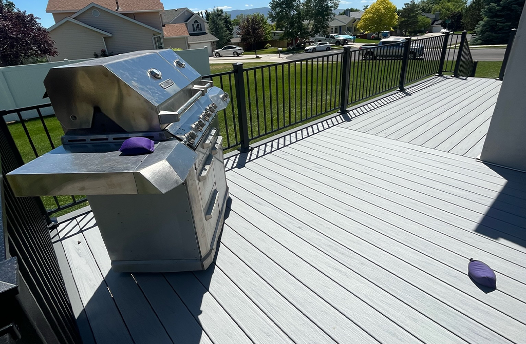 deck with grill